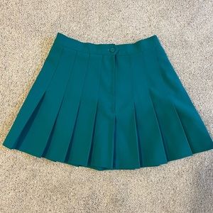 Teal Tennis Skirt